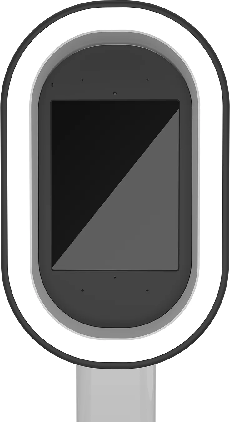 Selfy open-air photo booth, front view